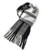 Autumn And Winter Scarves Imitation Cashmere Warm Men'S Plaid Scarf Manufacturers