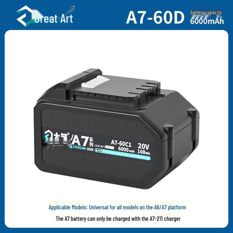 Universal Charger for Electric Tools with Dual Port: Fits Lithium Battery Angle Grinder, One-Handed Saw, and Hammer