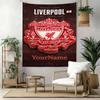 Liverpool Custom Your Name Wall Decor Tapestry Art For Pet Memorial Birthdaywedding Party Backdrop Family Gift