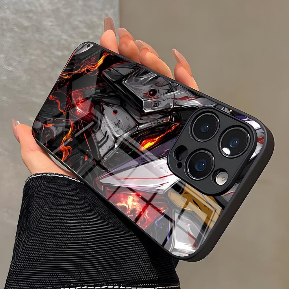 G-Gundam Phone Case For IPhone 17 Pro Max 16 15 14 Pro Max 13 11 X Xs Xr 8 7Plus Glass Cover