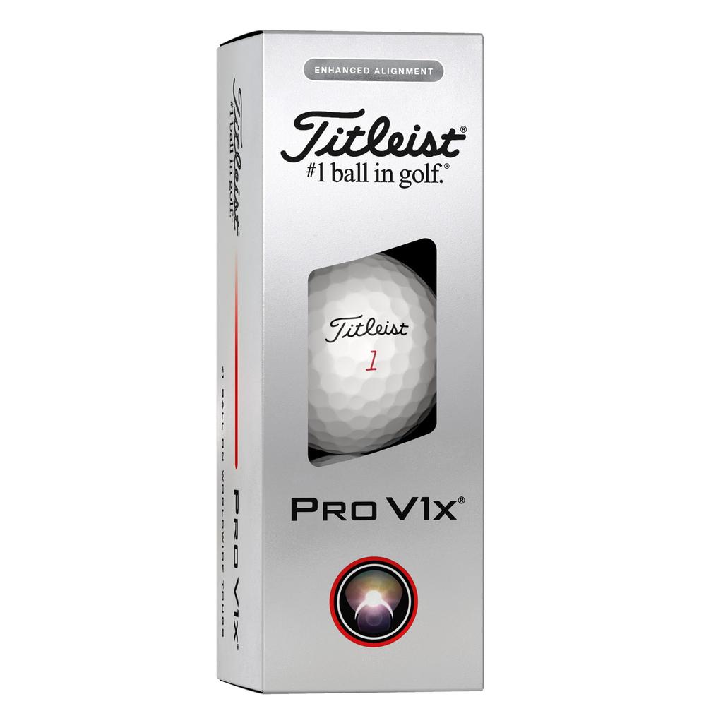 Titleist Pro V1x AIM Enhanced Golf Balls, T2049S, 1 Dozen