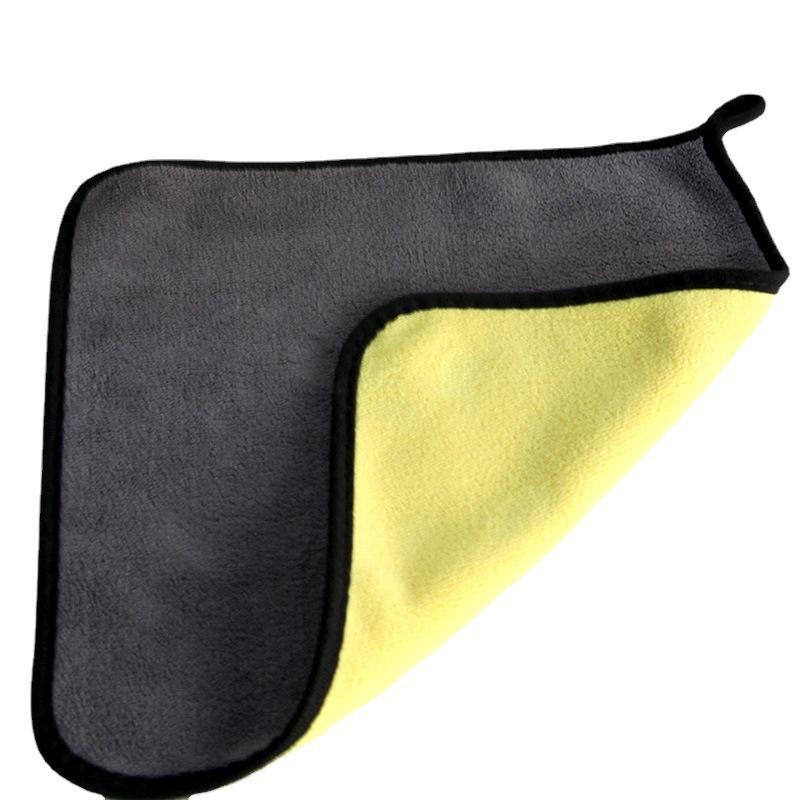 

Двостороння товста мікрофіброва ганчірка для миття автомобіля - М яка, поглинаюча, безпечна для лакофарбового покриття сушильна ганчірка 30x60cm - 400g/m²