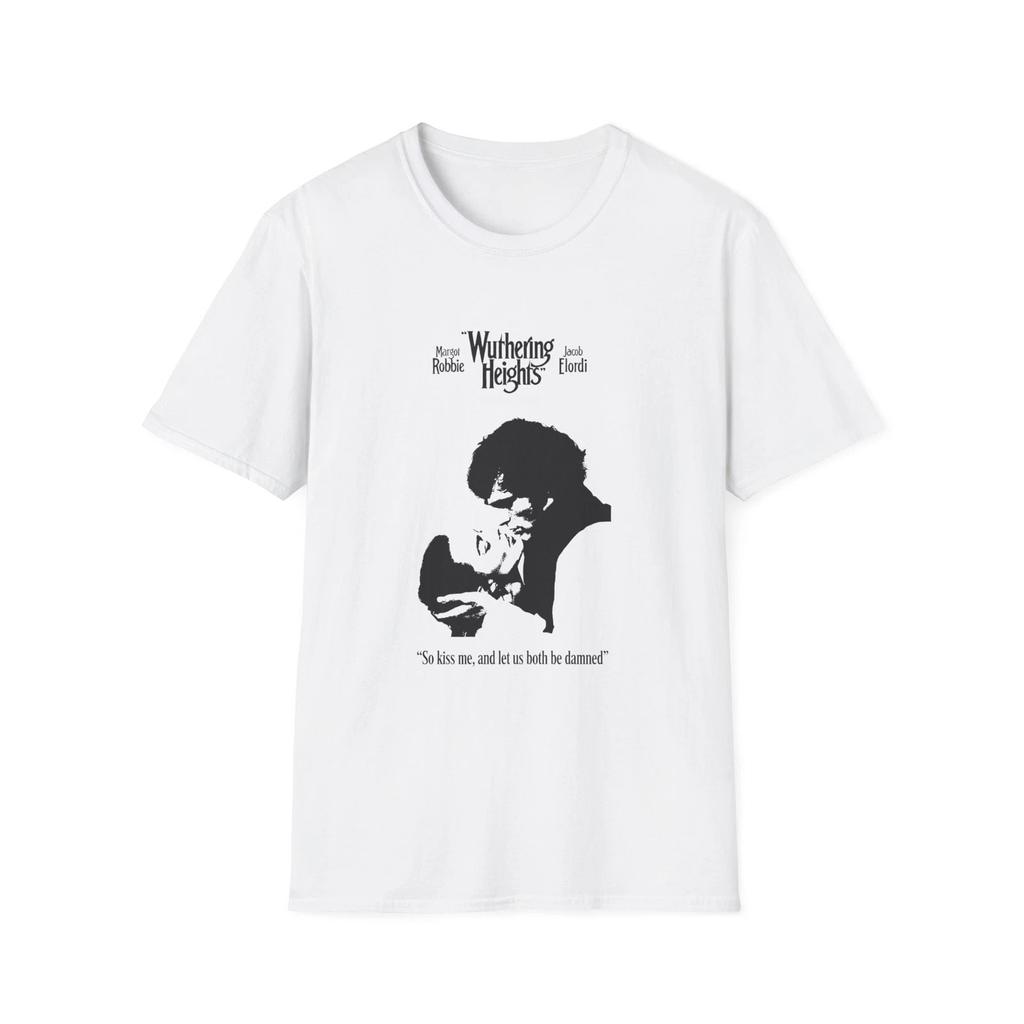 Film Sturmhöhe reines Baumwoll-Grafik-T-Shirt unisex 2026 Sommer Neu Emily Brontë Rundhals Mode Kurzarm Unisex-Shirt