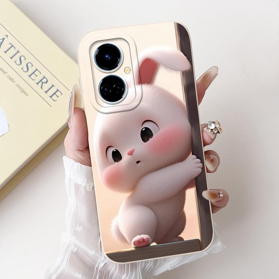 Soft Silicone Phone Case For Tecno Camon 19 19Pro 19Neo Camon19 Neo Funda Cartoon Animal Flower Girly Fashion Printed Back Cover