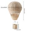 Handgewebter kleiner Heißluftballon aus Rattan im nordischen Stil, für Kinderzimmer, Wandbehang, Dekoration fürs Kinderzimmer, Basteln, Dekorationen, Foto-Requisiten, Geschenke