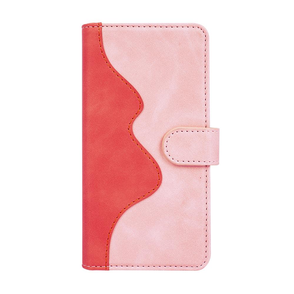 For Samsung Galaxy A06 4G Wallet Case Leather Phone Cover Splicing Color
