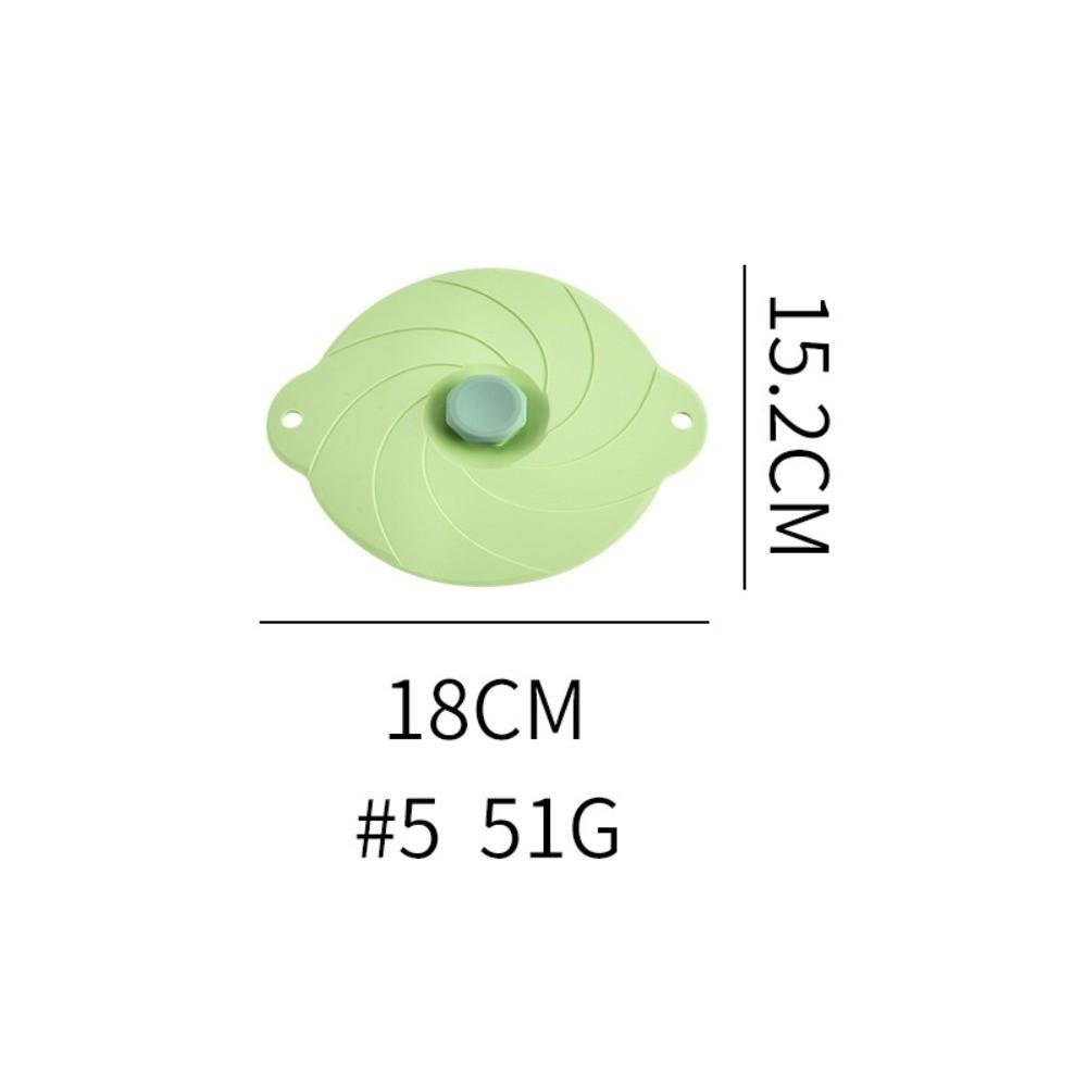 

Dustproof Silicone Pot Cover Reusable Silicone Lids New Sealed Pot Cover Food Storage Green-A