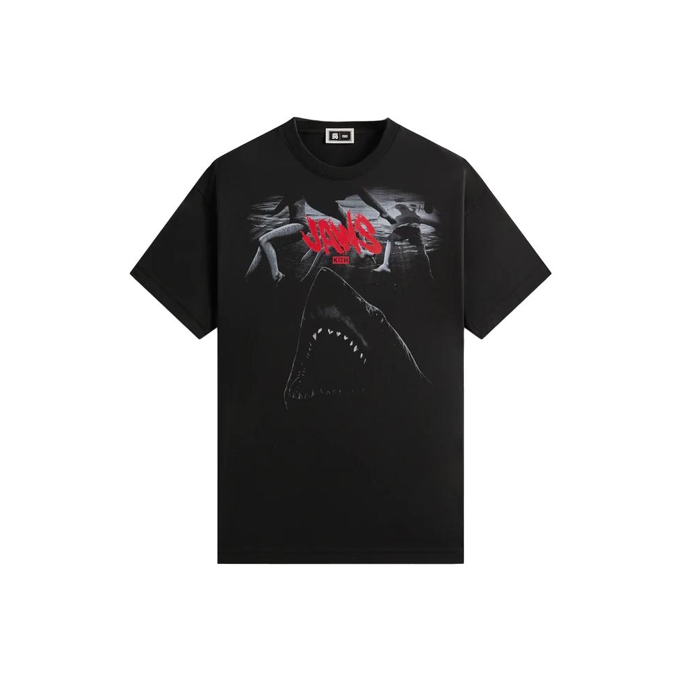 Kith For Jaws Underwater Vintage Tee Black Men Tops KHM034209-001