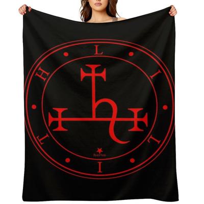 Sigil Lilith Přehoz teplý zimní Roztomilý na pohovku Velké deky