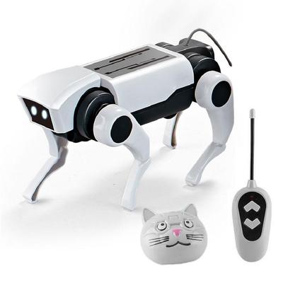 Robot RC Telecomandă pentru Copii Jucărie Câine Mecanic Predare Științifică Model Asamblare DIY Set Electric Jucării pentru Băieți Copii Cadou
