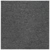 Modular Carpet Tile In Medium Grey 50 X 50 Cm 4 Pcs PP and Bitumen