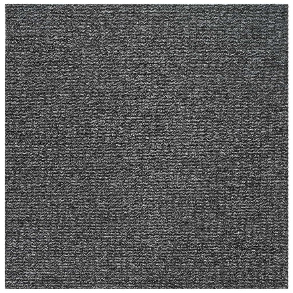 Modular Carpet Tile in Medium Grey 50 x 50 cm 4 pcs PP and Bitumen