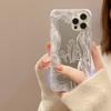 Minimalist floral mirror case for iPhone 16 Pro Max, iPhone 17, iPhone 15, iPhone 11, iPhone 8 Plus, and iPhone X