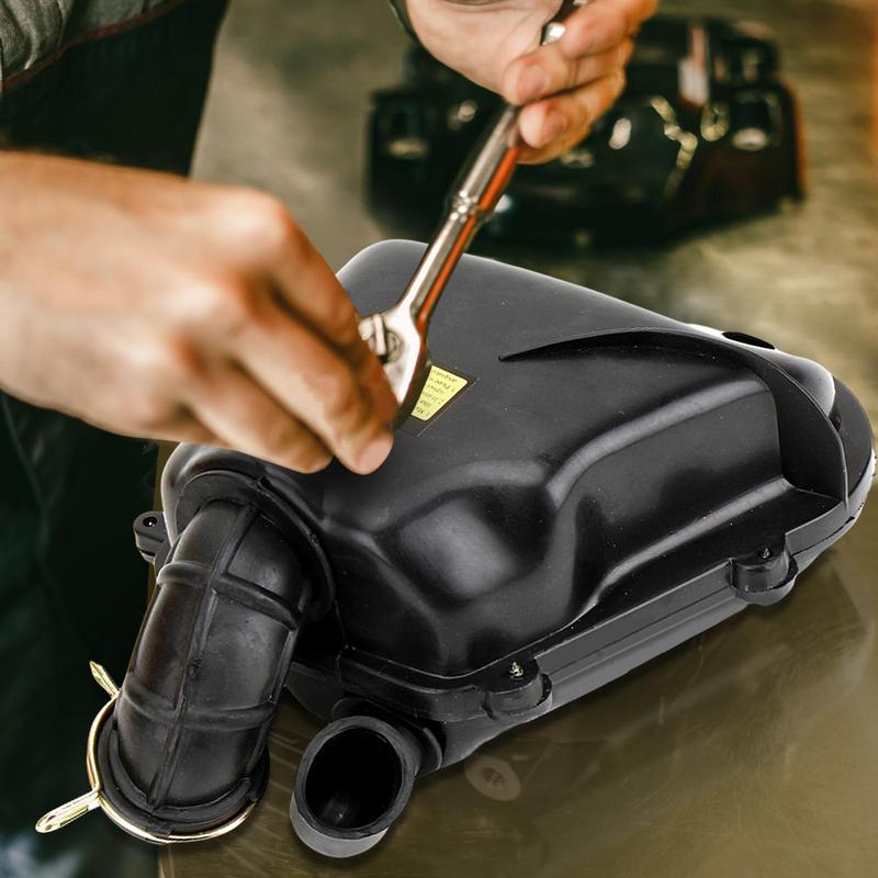 Air Filter Assembly Motorcycle Air Filter Assembly Multi-Purpose Scooter Air Intake Filter Box Air Cleaner For 50QT-5 And JOG50