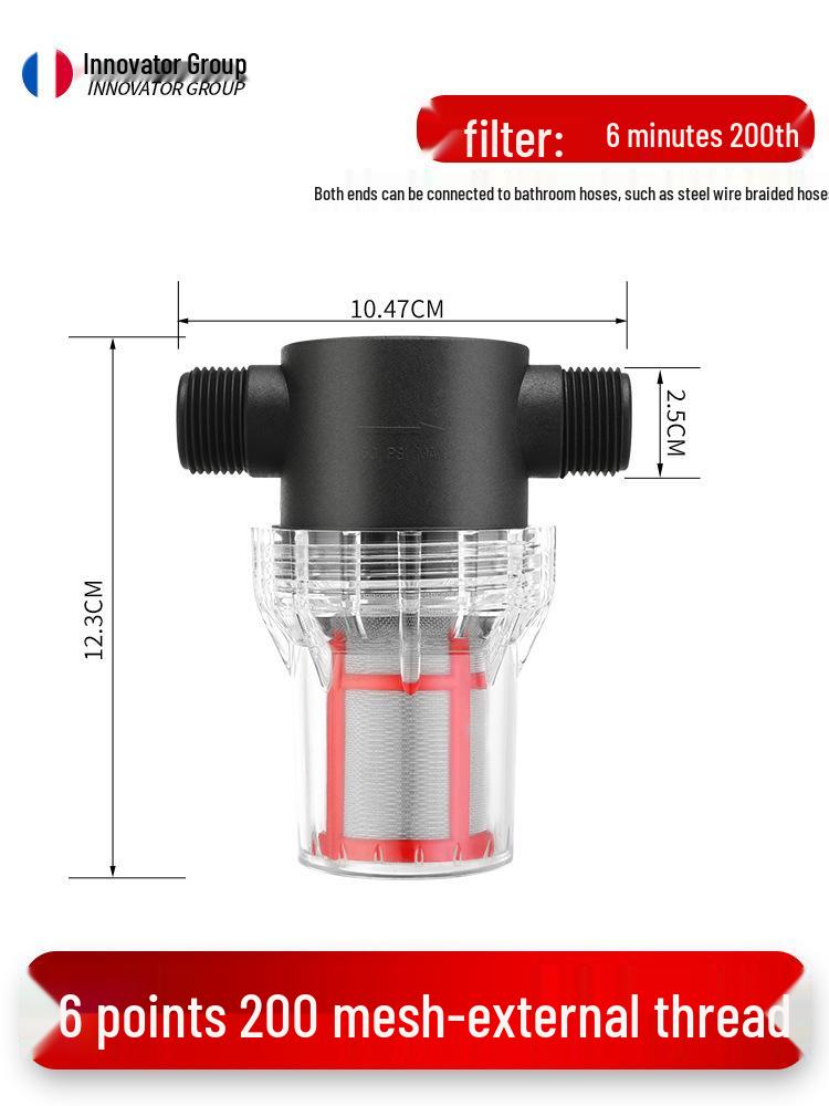 Cross-Border Garden Hose Filter for Mud, Sand, Irrigation, Car Wash, Tap Water, and Aquaculture