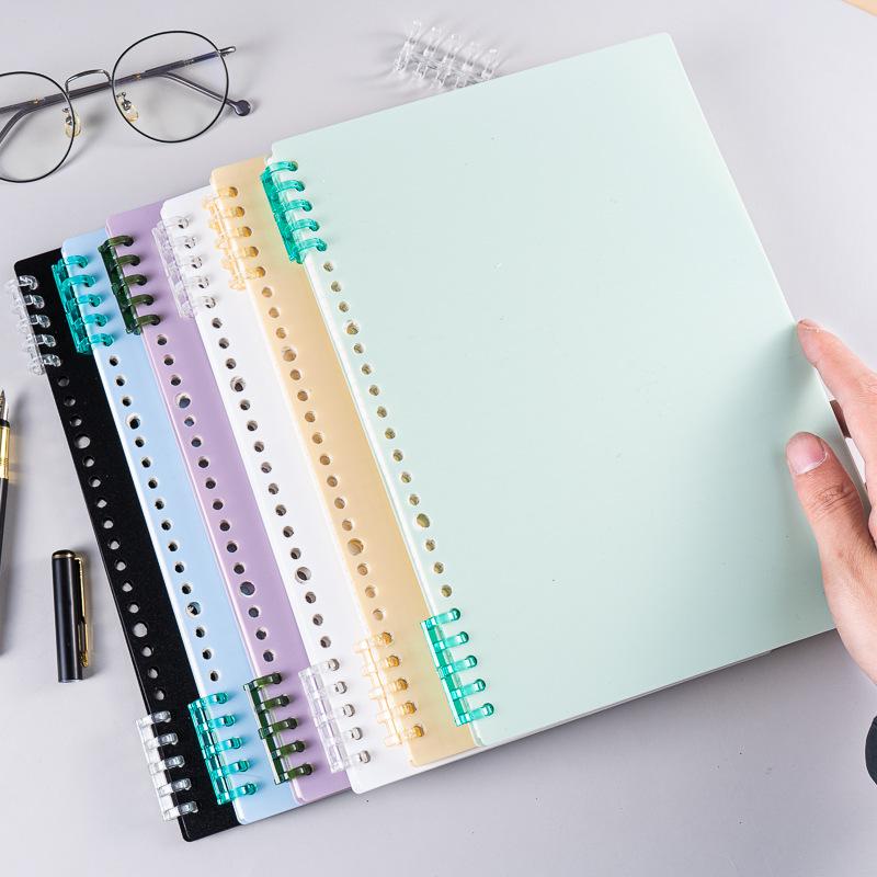 A4 B5 A5 4Pcs DIY Loose Leaf Notebook Refill Spiral Cover Index Paper Inner Pages Daily Planner Line Grid Blank Agenda