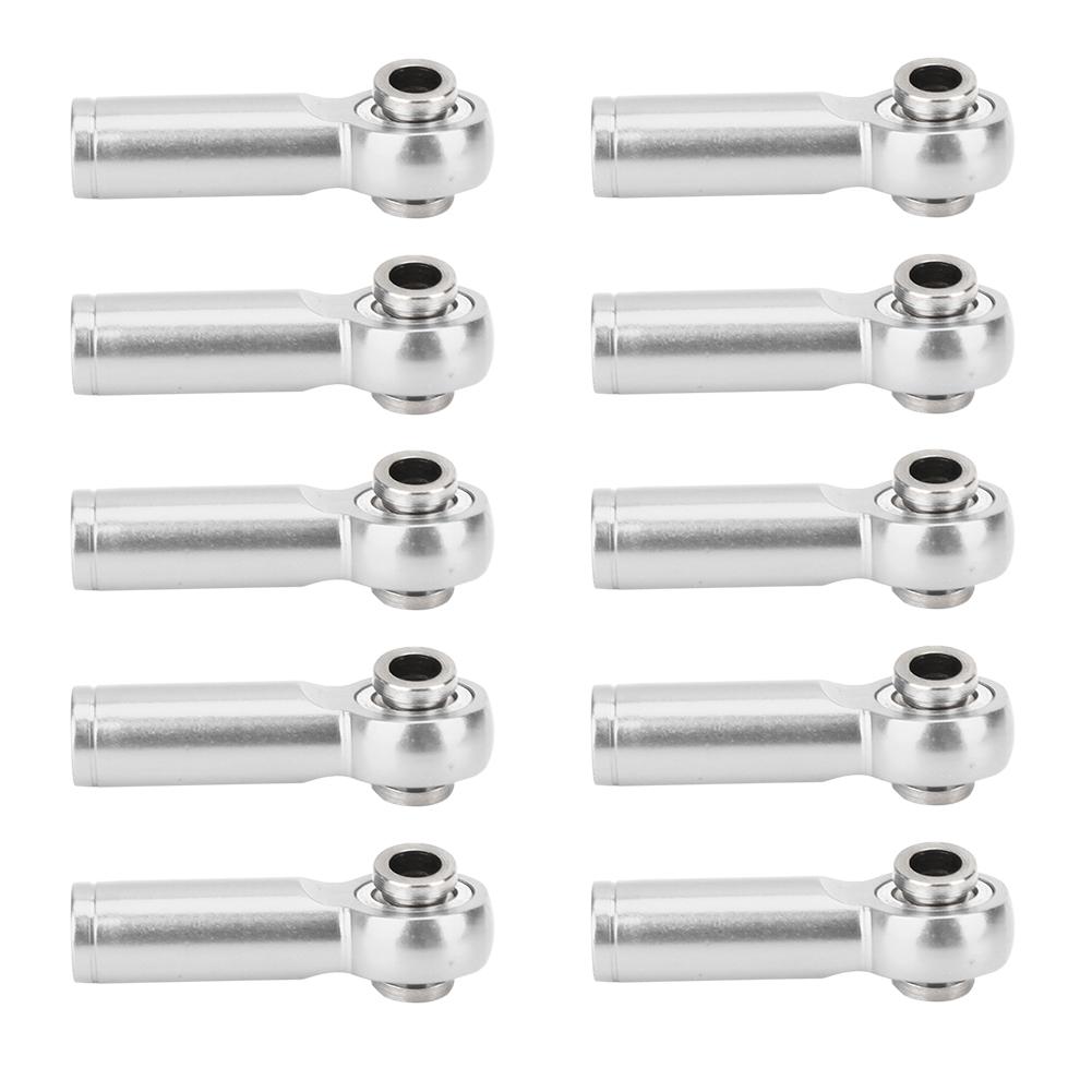10Pcs Aluminium Alloy M4   and Negative Thrd Tie Push Link Rod Joint For 1/10 Model RC Car