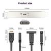 1 Stück Typ-E auf USB-C Typ C Buchse Verlängerungskabel mit Panel-Montageschraube 30/50cm USB 3.2 Frontpanel-Header