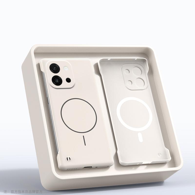 Solid Color Frameless Magnetic Phone Cover For OnePlus 13T 13R 13 12R Ace 5 3 Slim Shockproof Hard PC Wireless Charge Case