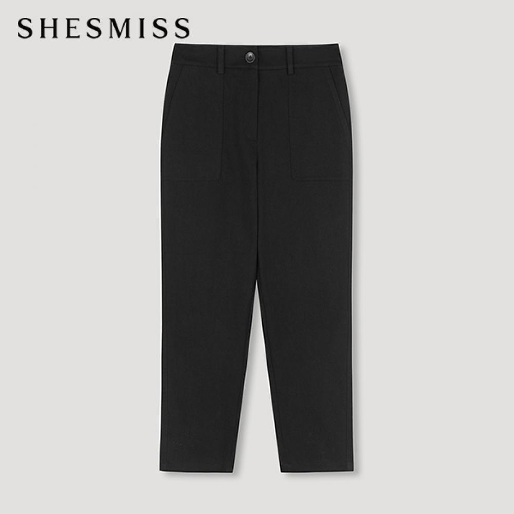 

She S miSS Semi Baggy Fit Cotton pantS SwwSlo12050 Bk blacks/66