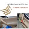 4PCS Beige Inner Door Handle Ide Cover Protect Case For BMW X1 E84 2010-2015