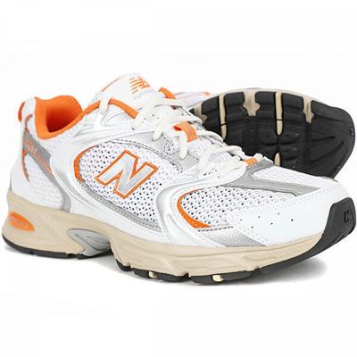 530 White Orange Silver