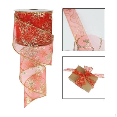 Glitter Ribbon DIY Wired Edge for Sewing Making Valentines Day