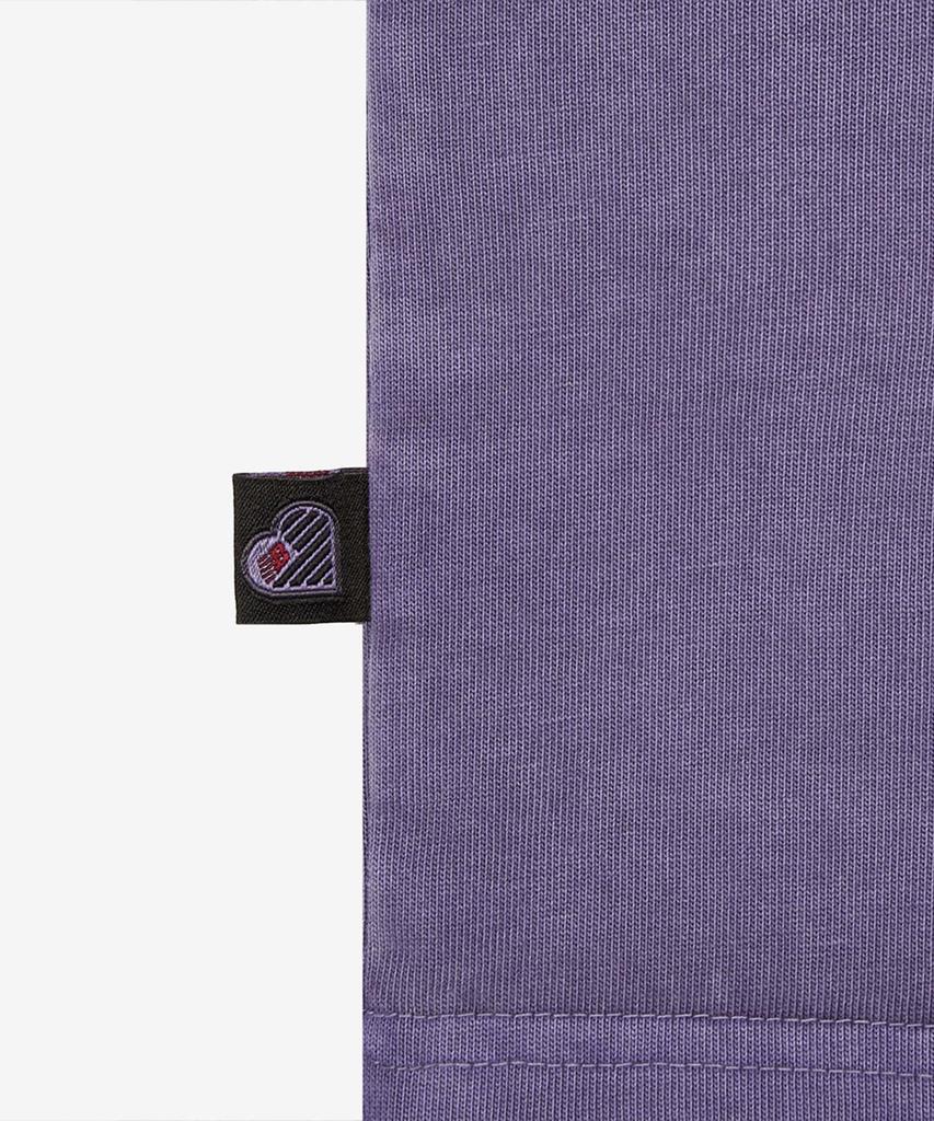 Nyuballanseu Nbneg2A073 / Uni Nb Heart Graphic Short Sleeve Tee (Dark Purple)