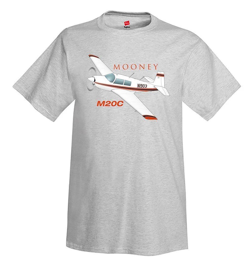 

Mooney M20C Airplane T-Shirt - Personalized w/ Your N# 4XL