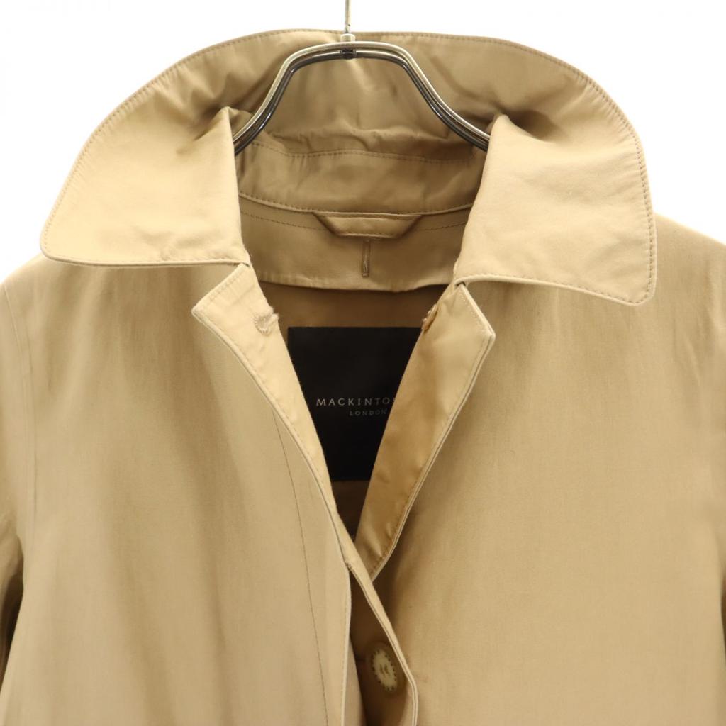 Mackintosh Rubberized Stainless collar coat 40 beige Women Used