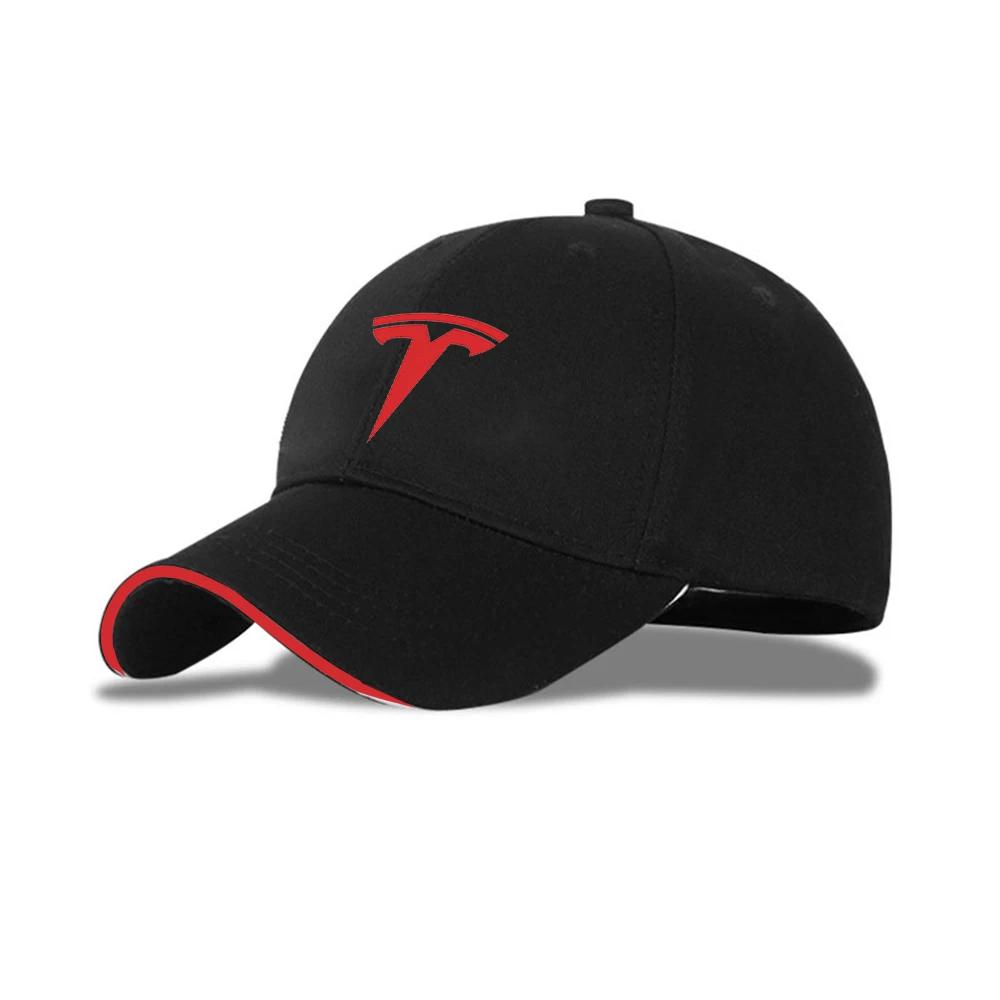 

Car Sticker Tesla New Fashion Unisex Embroidery Baseball Caps Outdoor Adjustable Casual Hats Sunscreen Hat For Tesla Model 3 S X