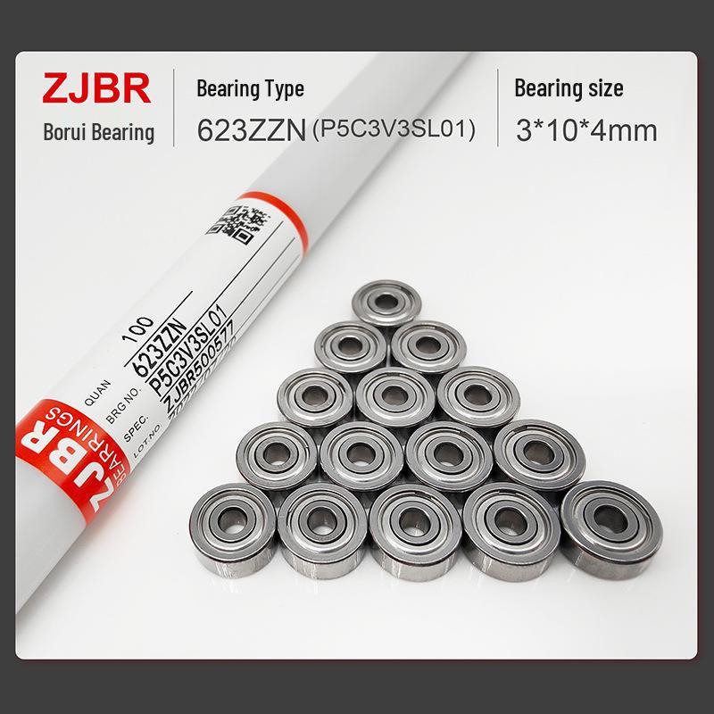 High-Speed, High-Temperature Miniature Bearing for Jade Polishing Pen Motor (623ZZ R-1030ZZ 3x10x4)