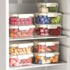 Outdoor-Frucht-Kühl- und Frischhalteboxen Lunchboxen Kunststoff-Dichtboxen Lebensmittelqualität Haushalts-Kühlschrank-Aufbewahrungsboxen