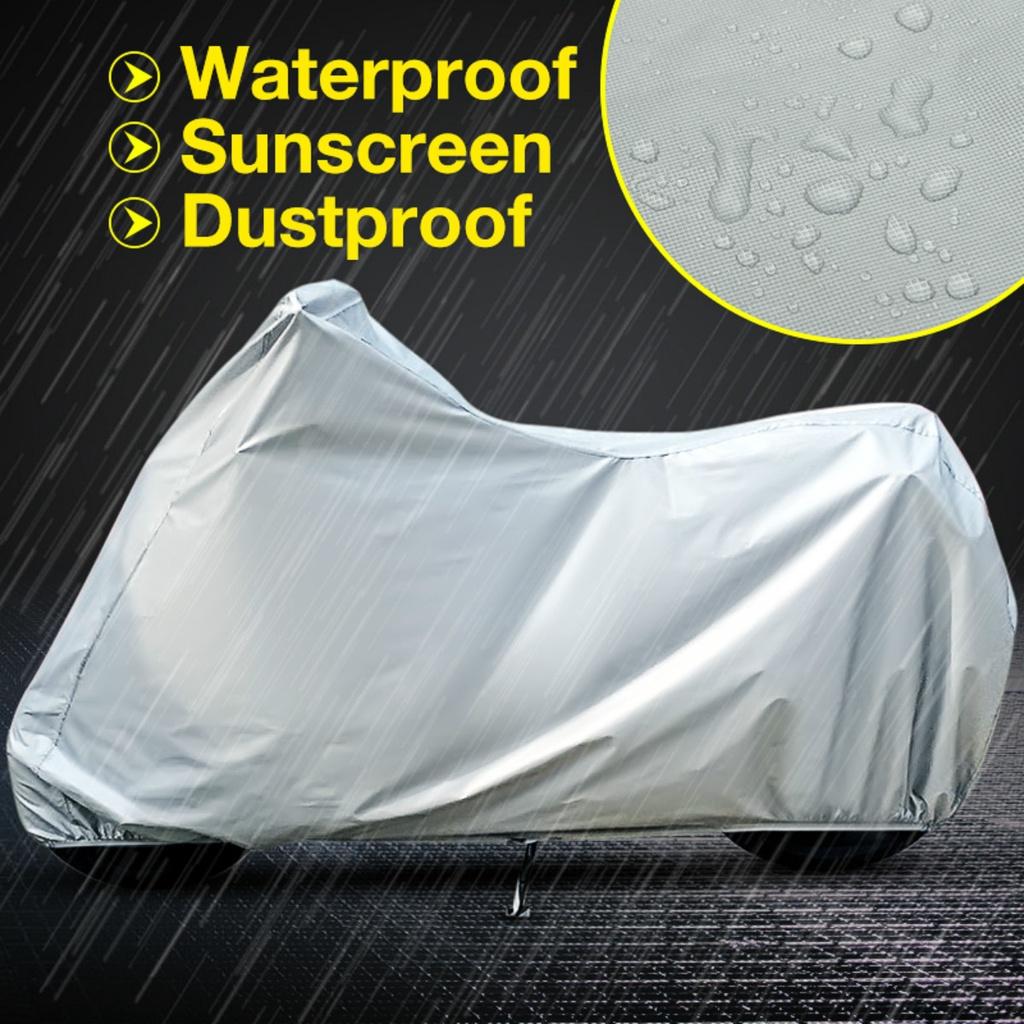 230X130cm Motorcycle Covers Tarpaulin Cover Rain Waterproof Bicycle Scooters Cover Protector Dustproof Anti-UV Bike Case Tent