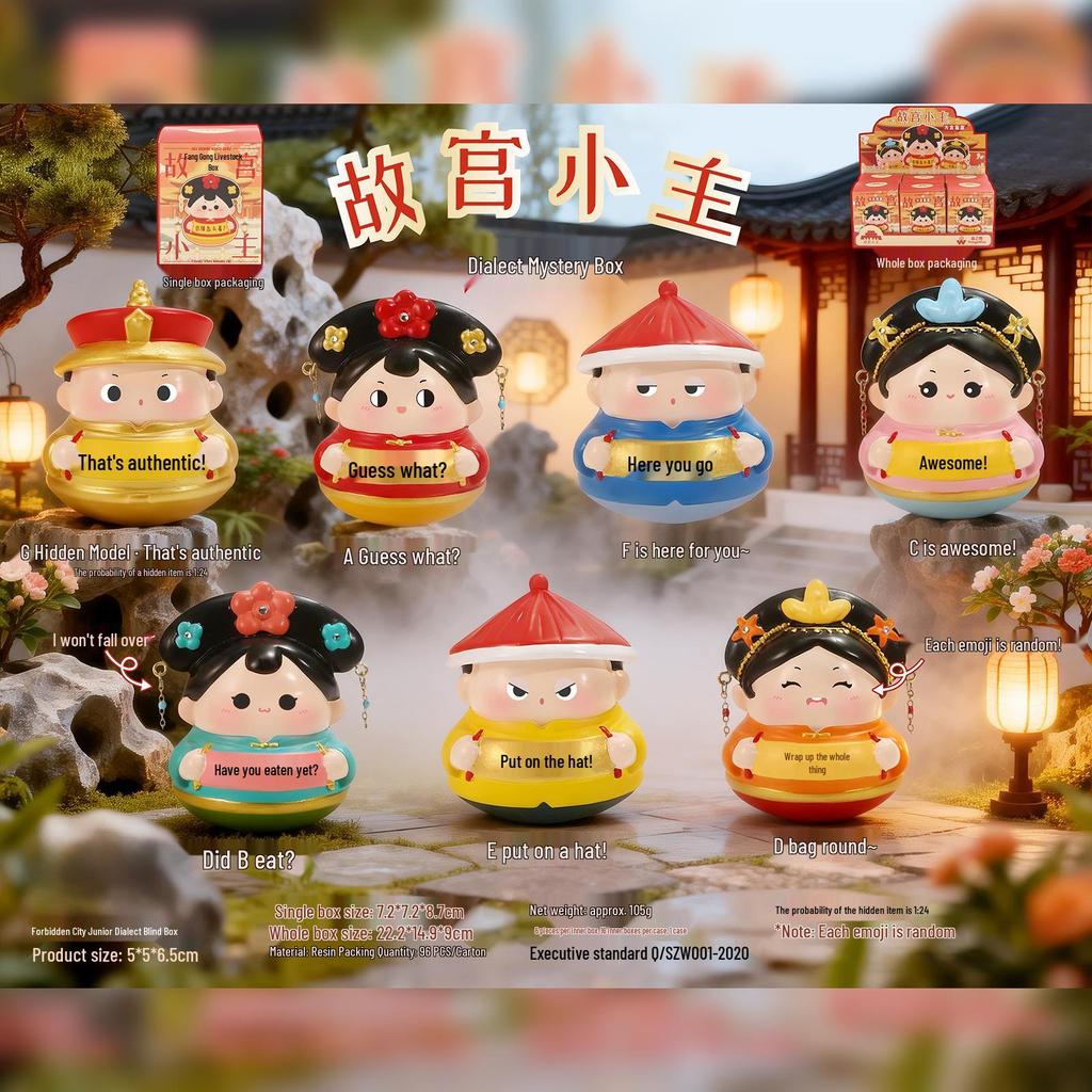 Animal PAI Emotion Freeze Frame Spin Blind Box: Cute Rotating Animal Figure for Desktop Healing & Collectible Fun