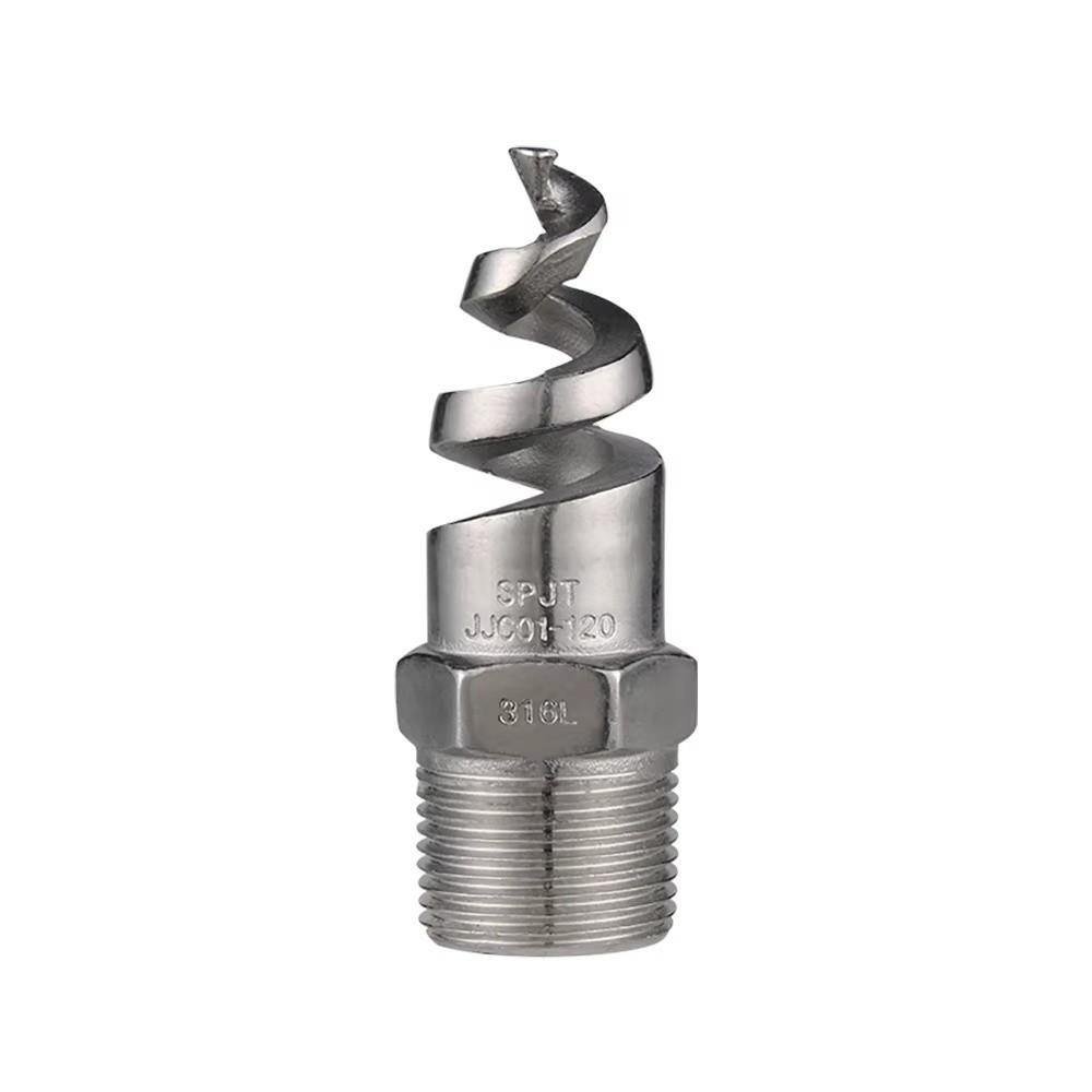 316 Stainless Steel Spiral Cone Nozzle BSP Thread Male Thread Spray Sprinkler Head DN8-DN50 1/4"-2" Size Range Atomizing Nozzle