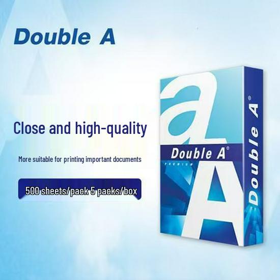 DoubleA A4 2500-Sheet Copy Paper Box – Smooth, Thick, Double-Sided for Office, Home & Drawing.