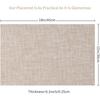 4/6/8pcs Bamboo Weaving Placemats Table Mat Kitchen Waterproof Pads Cup Coasters for Coffee Dining Table Napkins Home Decoration