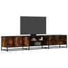 VidaXL TV Cabinet Smoked Oak 210x35x41 Cm Engineered Wood, TV Stand, TV Sideboard, Multimedia Cabinet, TV Bench, Hi-fi Cabinet, 3300782