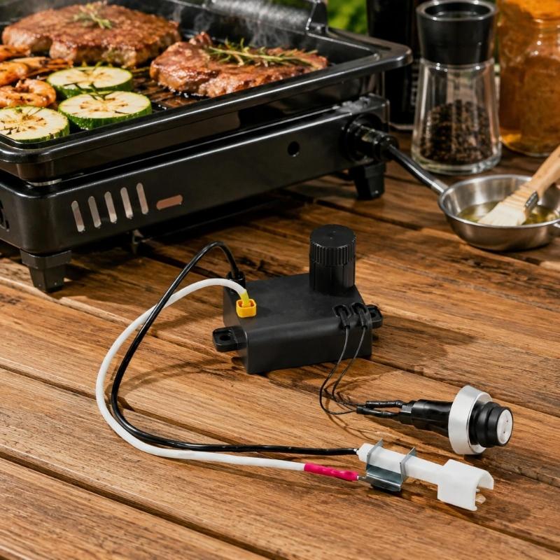Replacement Barbecue Spark Assembly for Spirit E-210, S-210, E-215, and S-215 Front-Control Models from 2013 and Later, Replaces Part 69850