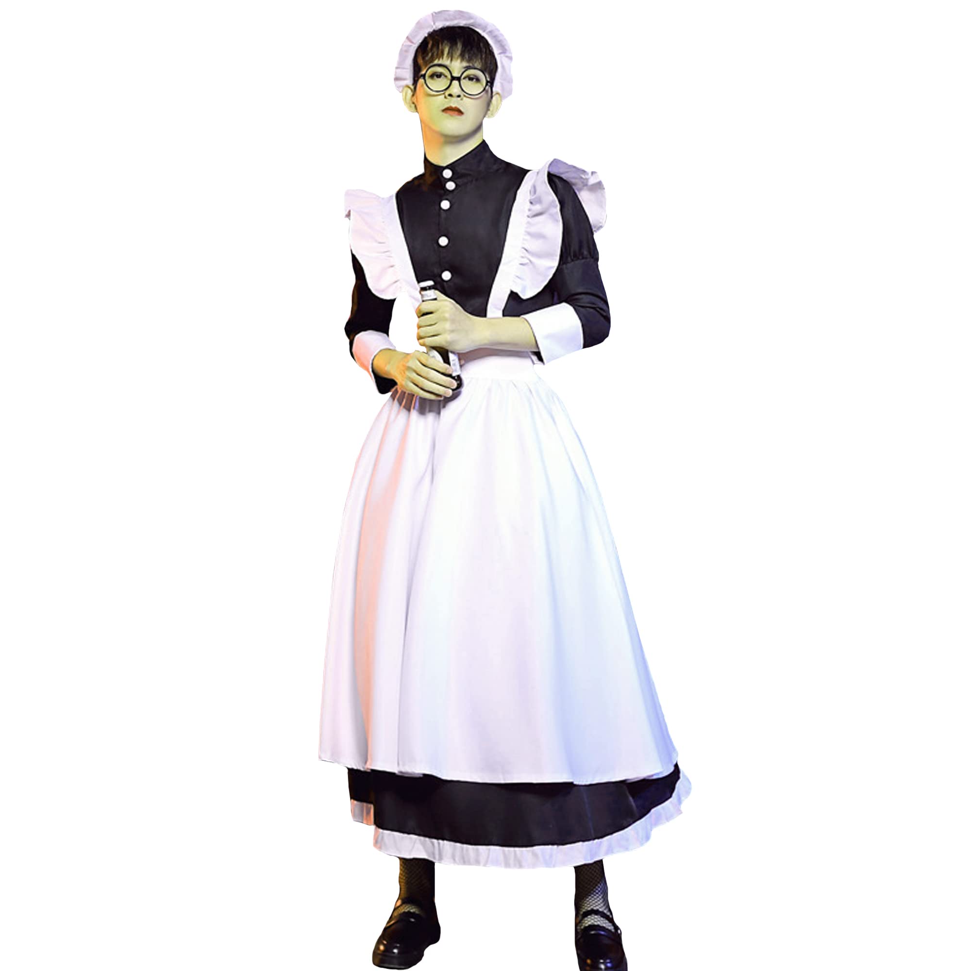 

Lifoxan Long Maid Британский Хэллоуин Длинный Персонаж Длинный Ободок Мужской Костюм, Стиль, Косплей, Костюм, Рукава, Мужской/Женский Костюм, Маскарад, чёрный