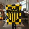 1PC Penarol Football Club Print Flannel Blanket, High Quality Comfortable for All Seasons, Home Decor, Warmth and Comfort, Perfect for Christmas Gifts