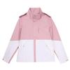 Betu Women's 2026 Spring Colorblock Hooded Short Jacket