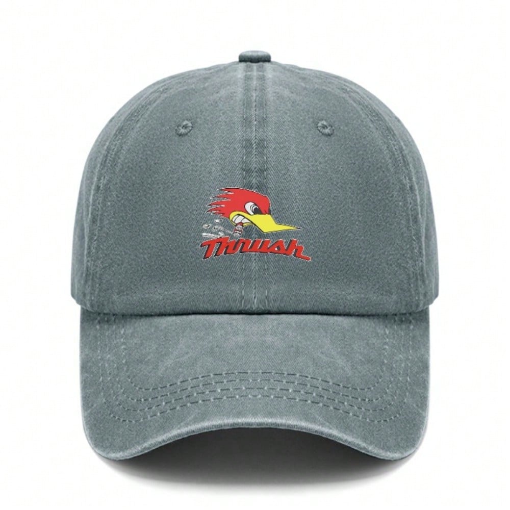 [Vintage Baseball Cap] Thush Duck Print Polyester Adjustable Sun Hat Unisex Streetwear Outdoor Sports - Gift For Him