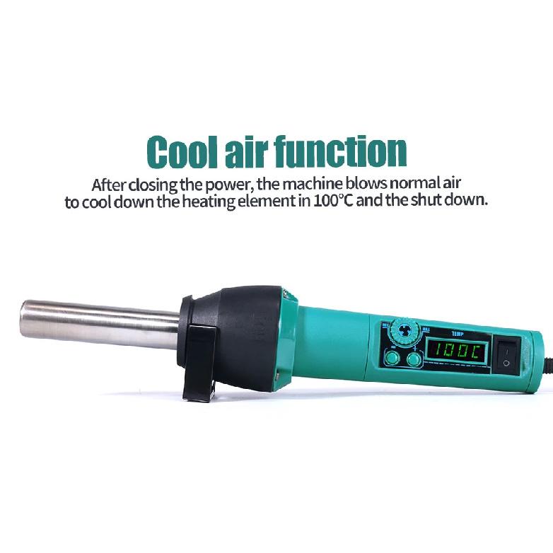 YIHUA Portable Hot Air Station 8858-I LED Digital Display Soldering Station 700W Solder Gun PCB SMD Repair BGA Rework Station