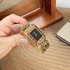 Golden Leopard Print Design Sense Atmospheric Trend Personality Fashionable Women'S Watch