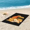 Sushi Cute Shiba Inu Dog Beach Towel Soft Microfiber Quick Dry Absorbent Quick Towels For Bath