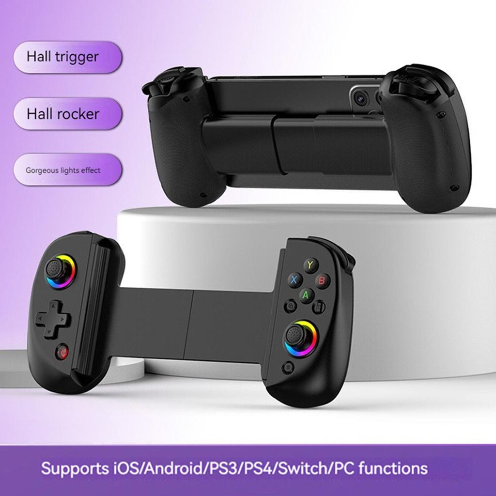 Wireless-Controller mit Dual-Vibration-Gamepad mit Griff für Switch/Android/IOS/PS3/PS4/Win10-PC