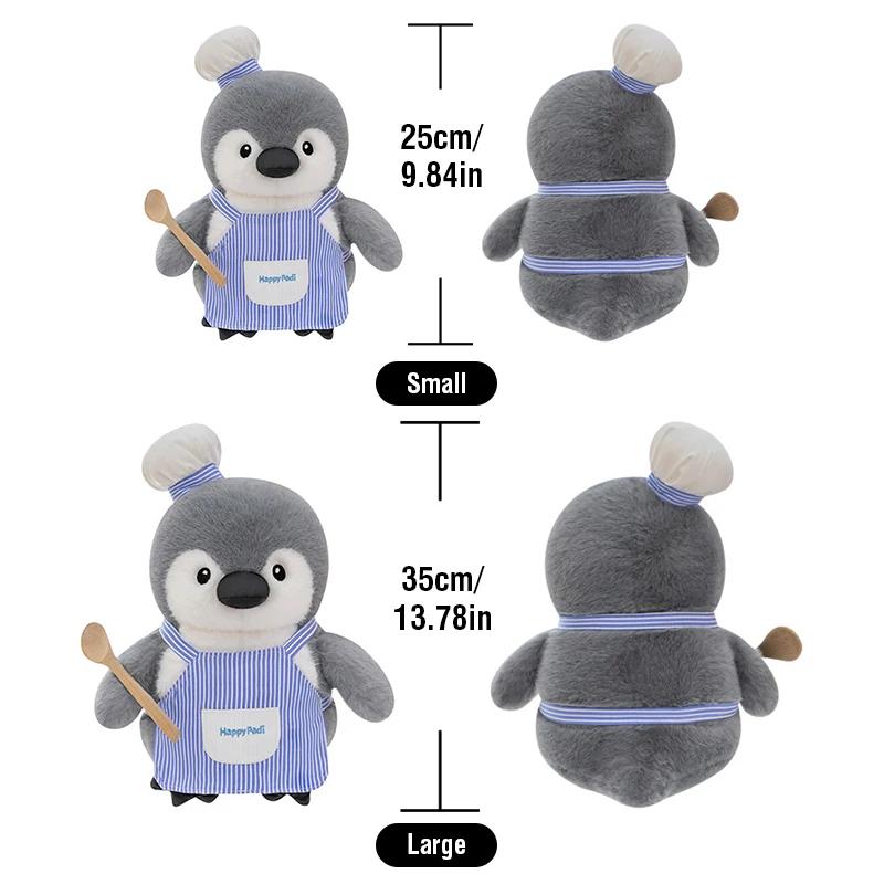 25/35CM Penguin Plush Toys Cute Doll Plushie Chef Painter Fishing Penguin Pillow Valentine's Day Christmas Gifts Toys for Girl