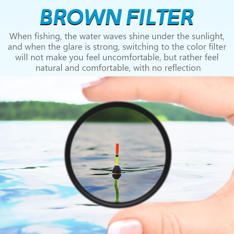 High-Definition Fishing Telescope Adjustable Vision Binoculars Telescope Portable Low-Light Telescope Bird Watching Glasses